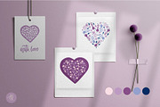 Floral Hearts Vector Clipart Set, an Object Graphic by Alena Koval (Thumbnail 2 of 12)
