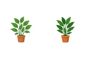 Green indoor plants in brown pots, an Architecture Photo by ZinetroN