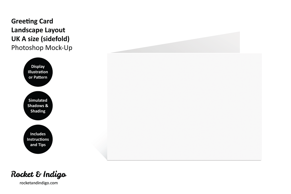 UKA Greeting Card Photoshop Mockups, a Product Mockup by Rocket & Indigo (Photo 8 of 11)