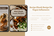 Recipe Ebook for Vegan Influencers, a Magazine Template by The Little Lily Studio (Thumbnail 5 of 5)