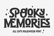 Spooky Memories - Halloween Font, a Serif Font by Keithzo (Thumbnail 1 of 9)