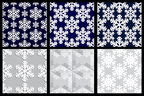 Christmas background. Snowflakes. preview 6