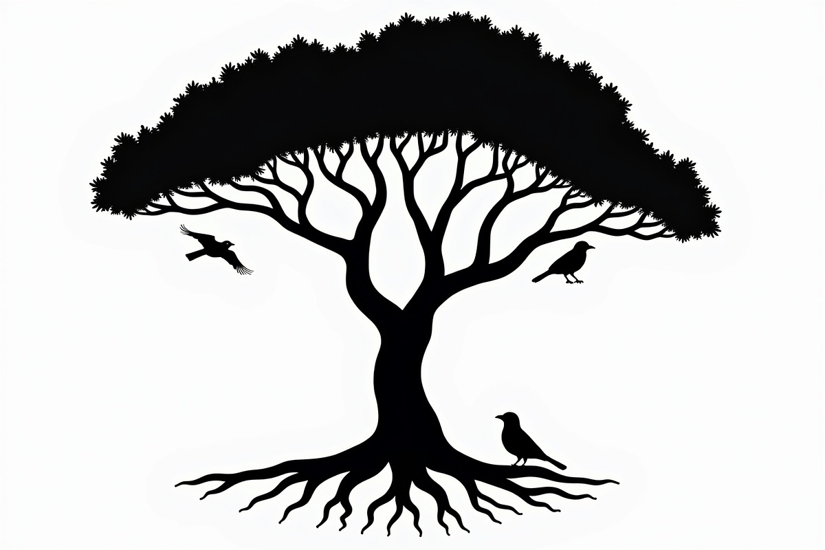 Nature Organic Tree Root Graphic, an Illustration by Designs_River (Photo 8 of 13)