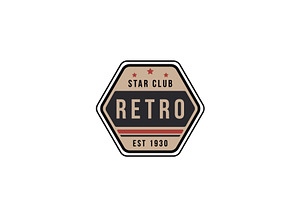 Retro Vintage Badge Logo Design