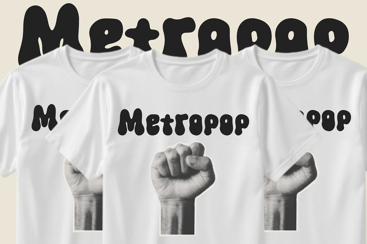 Meltipop Retro, a Sans Serif Font by Dm Studio (Photo 5 of 10)