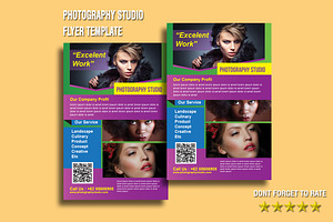 Photography Studio Flyer Template, a Flyer Template by mesuka