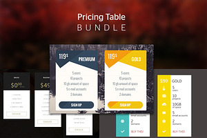 Pricing Table - Bundle