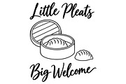 Dumpling Steamer Welcome Line Art, an Object Illustration by Ghagra (Thumbnail 2 of 6)