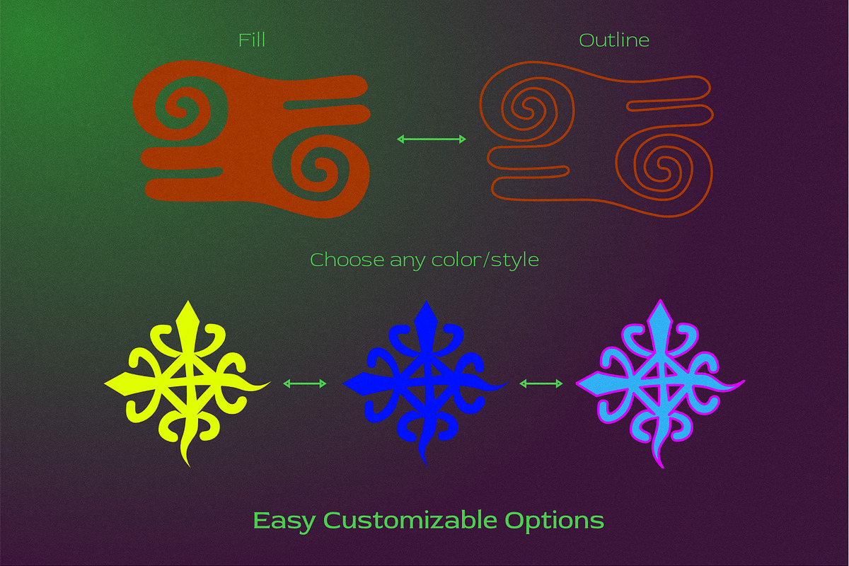 ADINKRA: Premium Icon Collection, a Solid Icon by YISHAII (Photo 4 of 8)