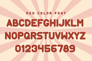 Orter - Retro Color Font, a Sans Serif Font by Letterayu Studio (Thumbnail 3 of 6)