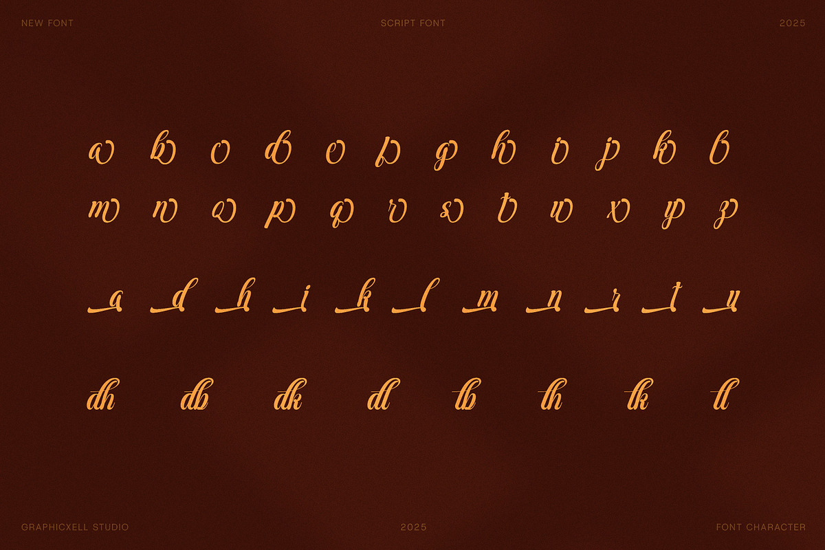 Gisellea Elegant Script Font, a Script Font by Graphicxell (Photo 8 of 8)