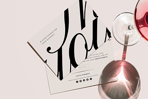 Elegant Thank You Card Template, a Card Template by LePosey Studio