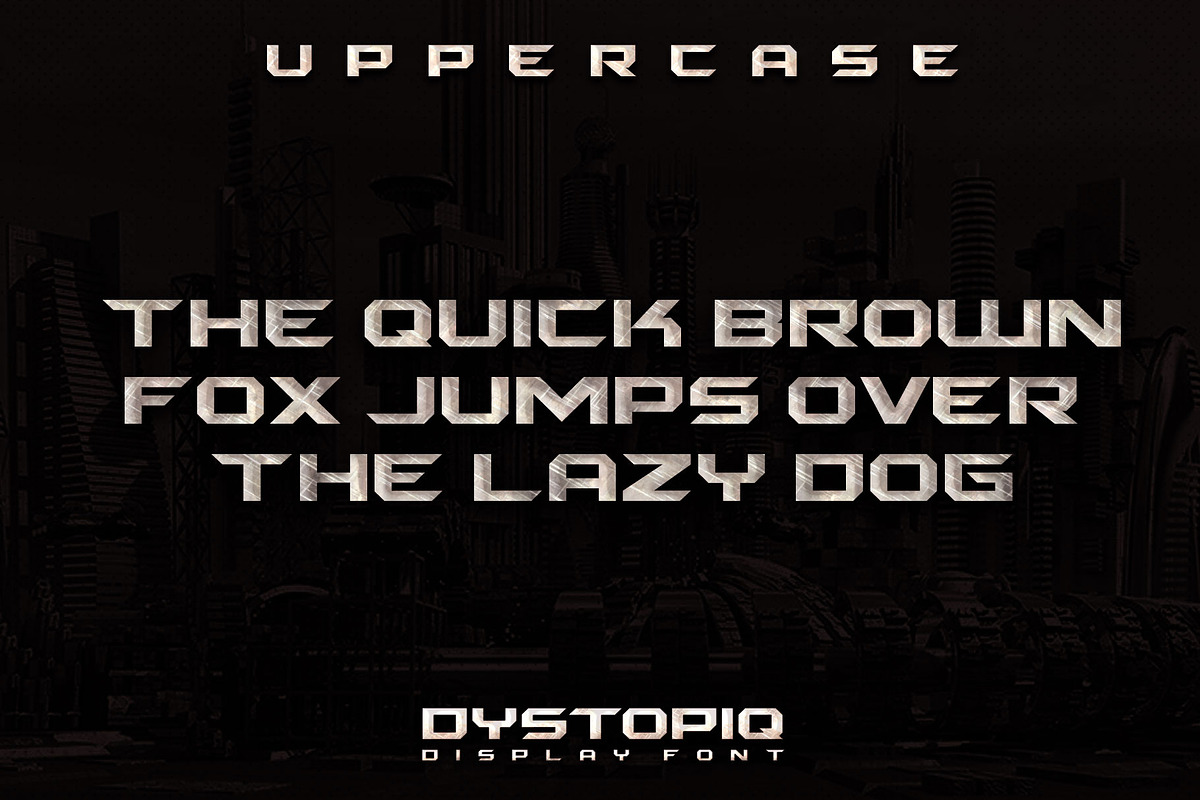 DYSTOPIQ FONT preview 2