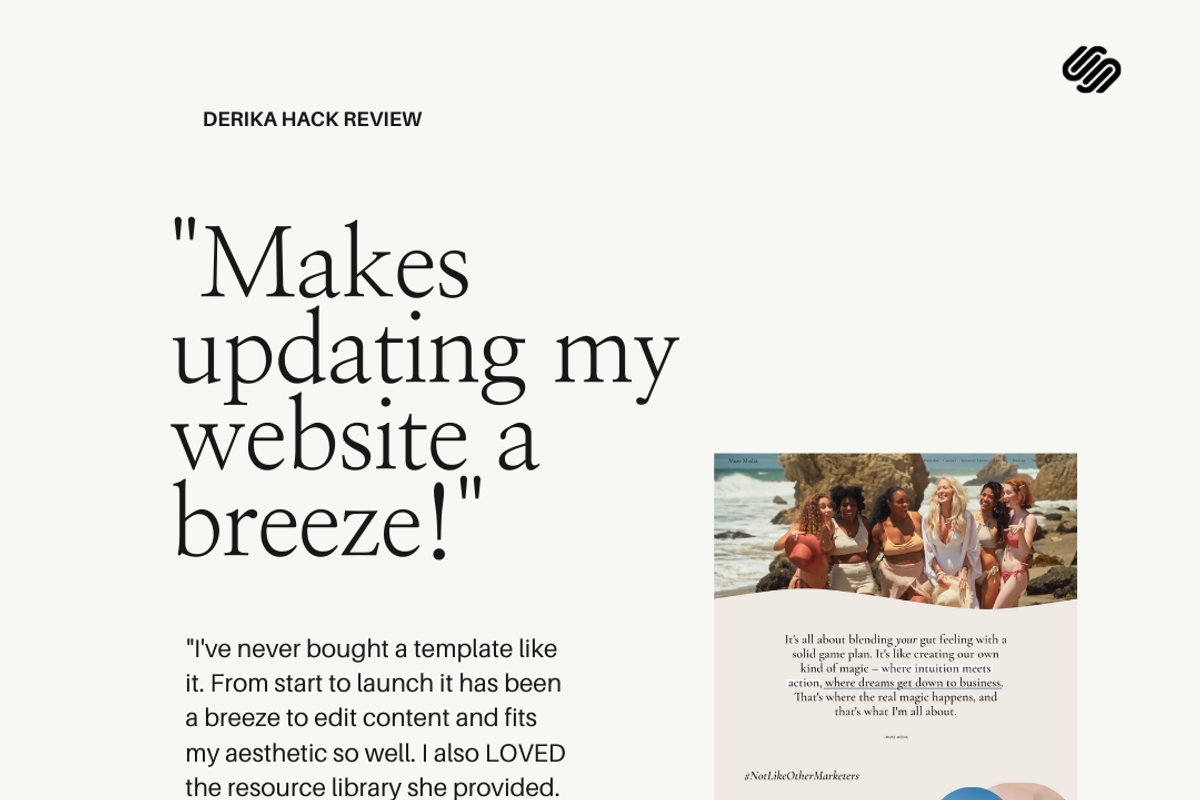 Colorful Website Theme Squarespace, a Squarespace Template by Derika Hack Studio (Photo 12 of 13)