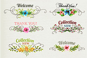 Designer's Set of flowers, an Illustration by ARSCOR (Thumbnail 4 of 4)