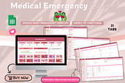 Medical Emergency Binder Spreadsheet, a Templates & Theme by bellaROSEworkshop (Thumbnail 6 of 6)