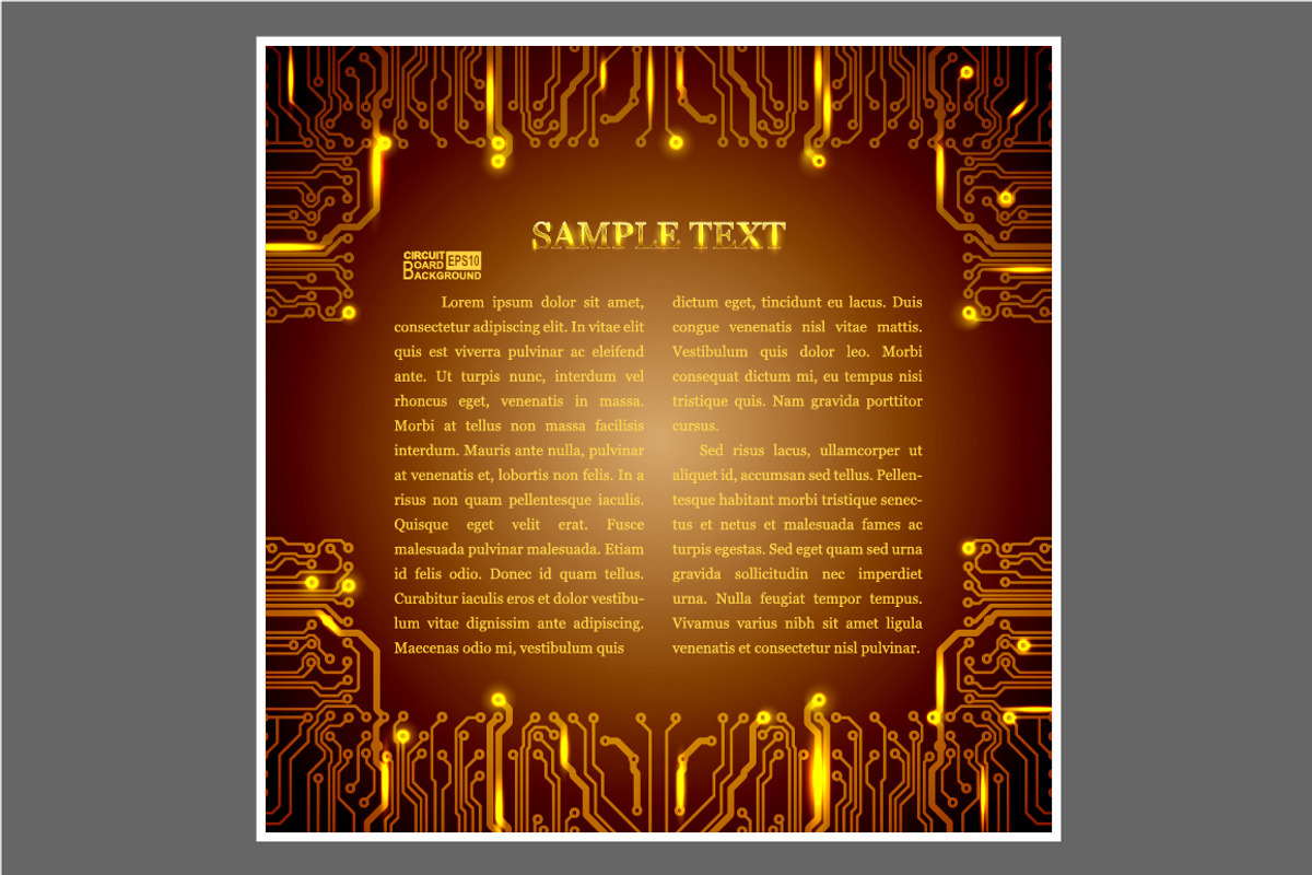 -50% Circuit boards backgrounds set, a Background Graphic by frost_newt (Photo 9 of 11)