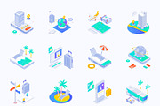 Travel Isometric Icons Pack, a Duotone Icon by Vectors Market (Thumbnail 7 of 8)