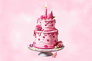 Pink Birthday Sublimation Clipart, a Seasonal Illustration by Craft Nest (Thumbnail 2 of 5)