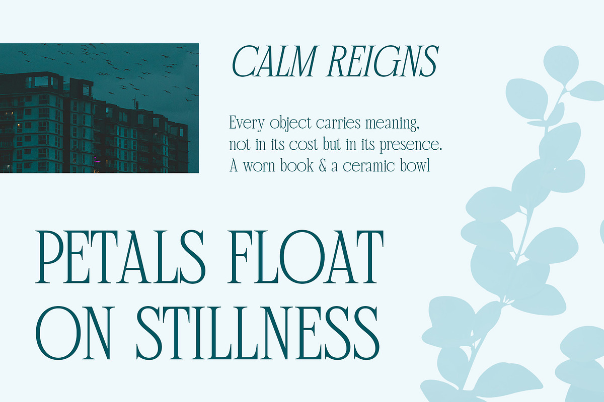 CS Qeisya – Contemporary Font, a Serif Font by Craft Supply Co. (Photo 3 of 8)