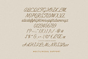 Hustle Trip Vintage Monoscript, a Script Font by Letterhend Studio (Thumbnail 6 of 9)