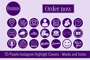 455 Canva Purple Instagram Template, a Social Media Template by Emerald Eyes Design (Thumbnail 11 of 11)