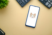 7 Cute Cat Head Front View, an Illustration by jongcreative (Thumbnail 3 of 4)