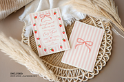 Berry Sweet Baby Shower Invite Set, a Templates & Theme by Digital_Mind (Thumbnail 2 of 7)