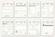 Standard 2027 Planner Structure, a Stationery Template by Designmela01 (Thumbnail 2 of 5)