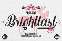 Brightlast - a Vintage Script Font