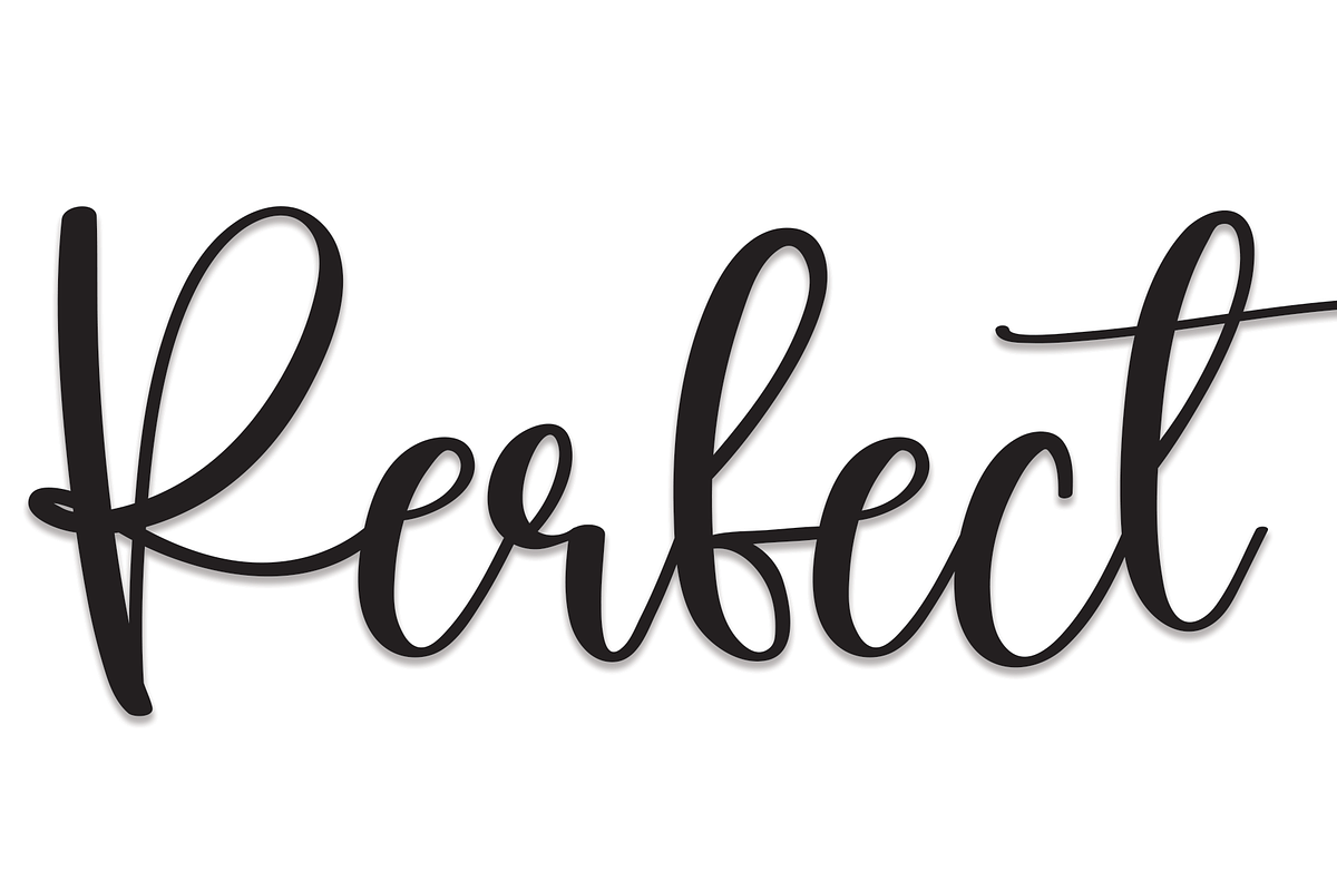 Perfect | Script Font, a Script Font by Scratchones (Photo 1 of 8)