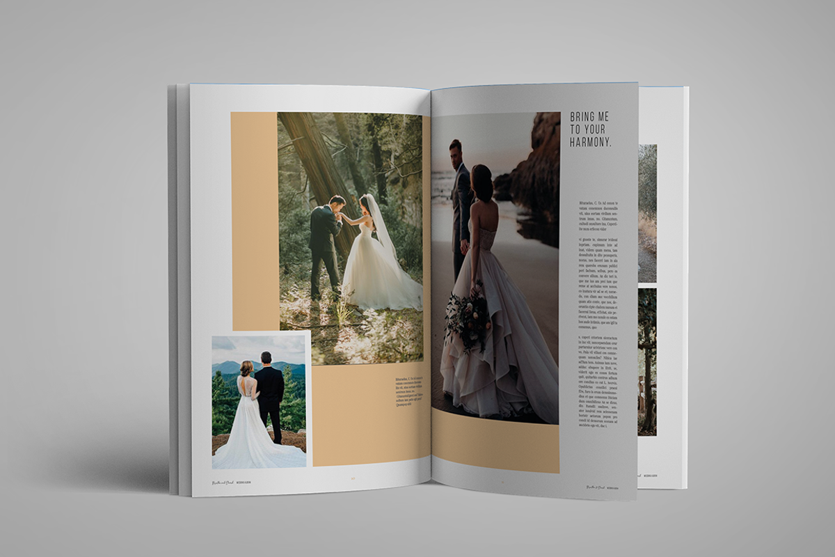 Wedding Album Template, a Magazine Template by spidergraph (Photo 5 of 16)