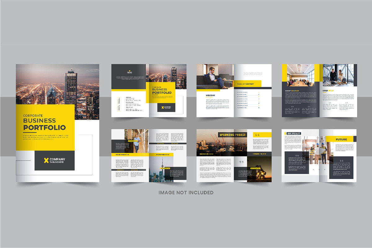 Company Profile Brochure design 04, a Brochure Template by Pavel_design