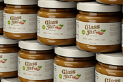 Peanut Butter Jar Mockup, a Cups & Container Mockup by graphicsauce (Thumbnail 1 of 4)
