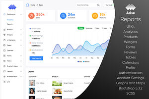 Arise - Bootstrap Admin Panel