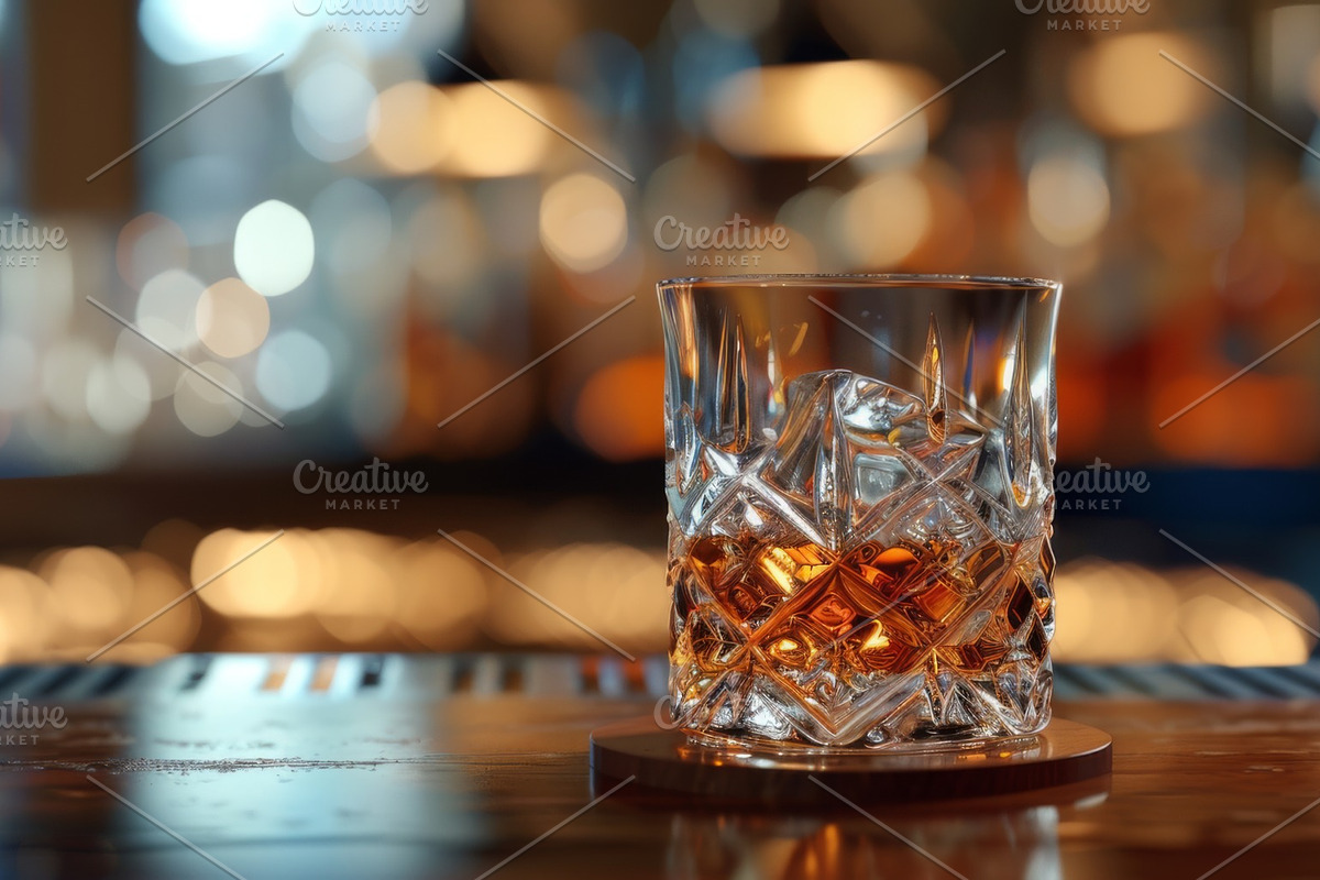 87 whiskey glasses, a Food & Drink Photo by Handmadefont (Photo 26 of 87)