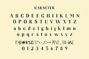 Bragita Ligature Serif Typeface, a Serif Font by Humaira_std (Thumbnail 7 of 9)
