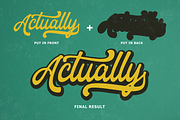 Actually Script, a Script Font by Eltypesstudio (Thumbnail 2 of 15)