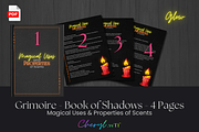 Grimoire Book of Shadows Glow Scents, a Flyer Template by Cheryl.wTf (Thumbnail 1 of 6)