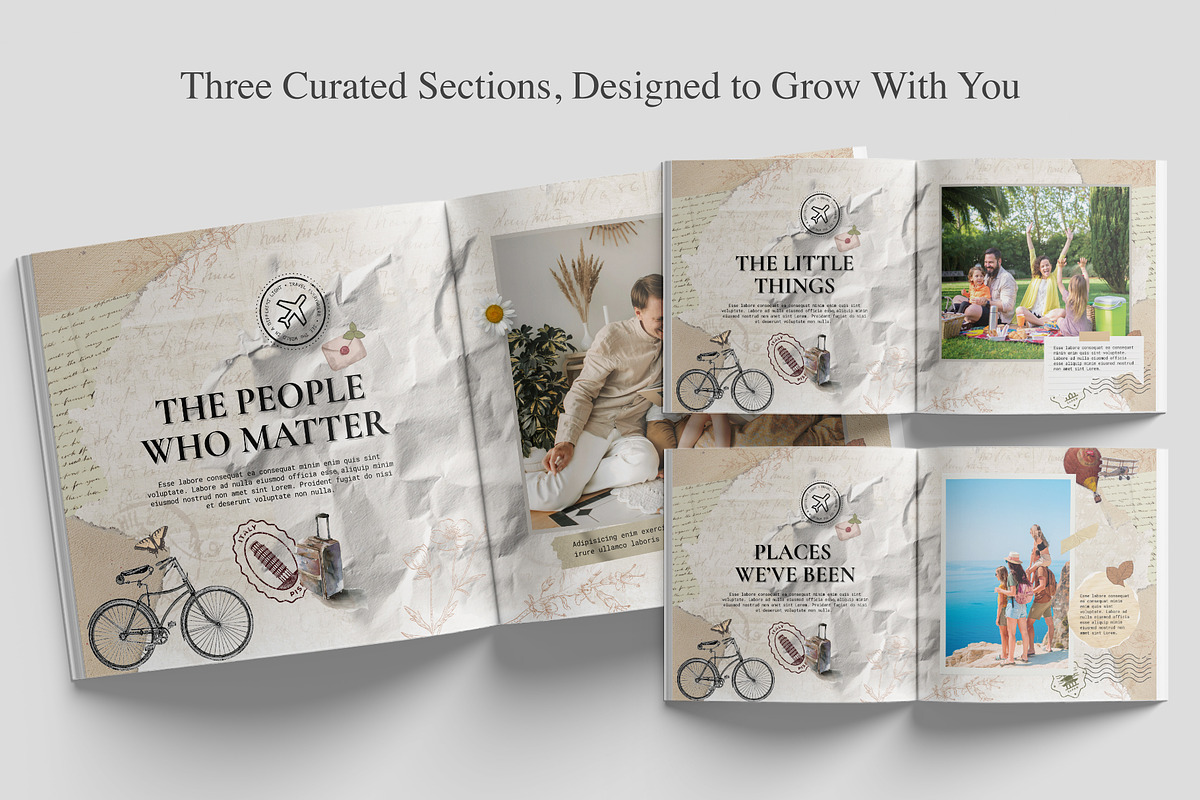 Coffee Table Scrapbook Template, a Magazine Template by Oshin Design (Photo 4 of 8)