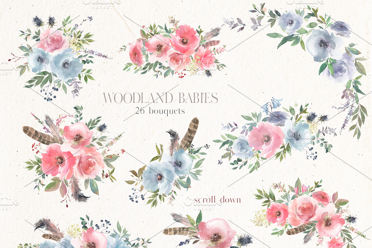 Woodland Babies Wild Animals Clipart, an Animal Illustration by whiteheartdesign (Photo 21 of 28)