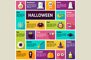 Halloween Flat Infographics Concept, an Illustration by Anna_leni (Thumbnail 2 of 3)