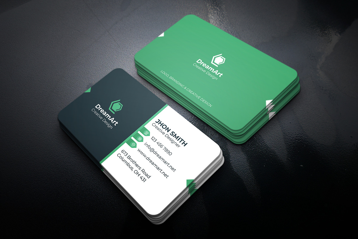 Corporate Business Card Template, a Business Card Template by GFXCity (Photo 4 of 4)