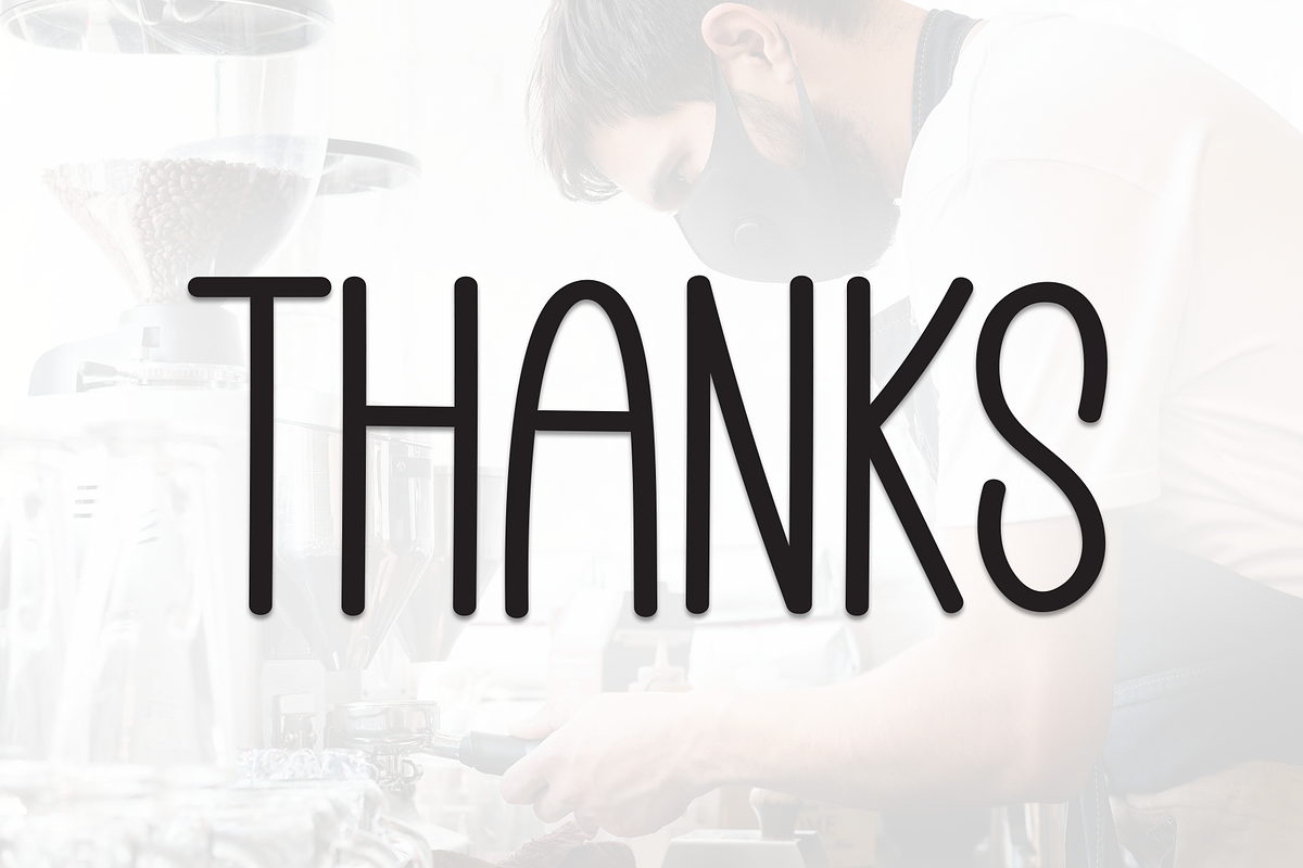 Baristas | Script Font, a Script Font by Scratchones (Photo 7 of 7)