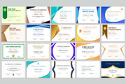 100+ Canva Certificate Bundle, a Stationery Template by Amit Debnath (Thumbnail 3 of 6)