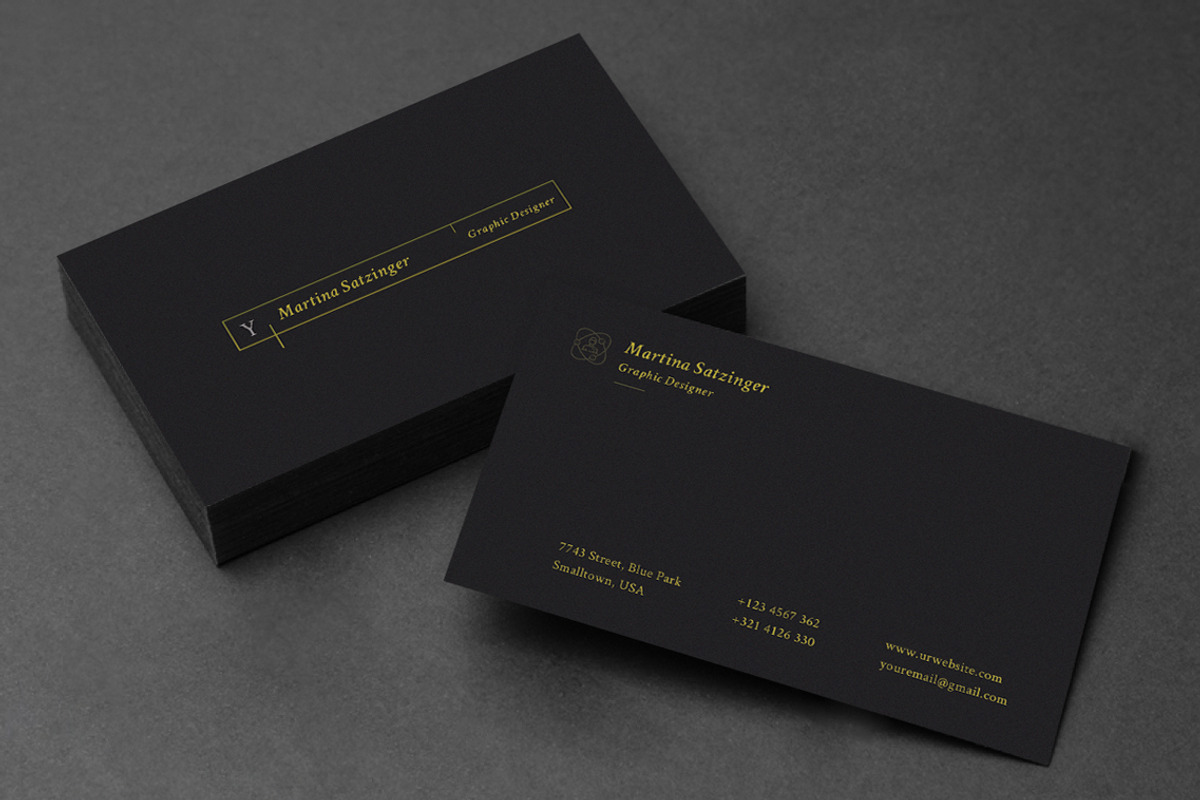 Luxury Business Card, a Business Card Template by graphicsunday (Photo 2 of 5)