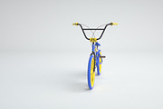 1980s Raleigh Burner BMX Bicycle, a Cars & Vehicle 3D Model by 3DTreatment (Thumbnail 24 of 25)