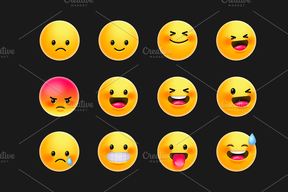 Emoji Pack, an Object Graphic by Sinando Studio (Photo 2 of 3)