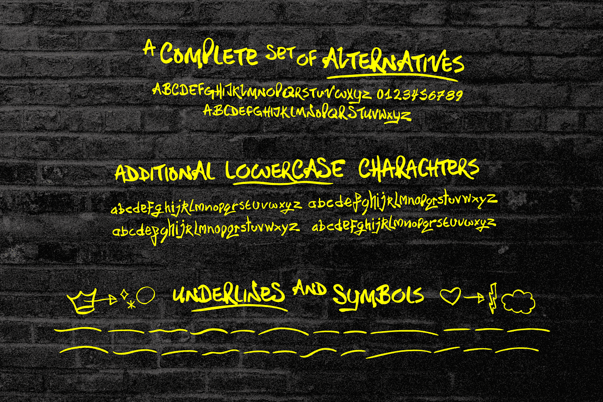 Permanent Park - 90s Graffiti Font, a Symbol Font by Wingsart Studio (Photo 3 of 15)