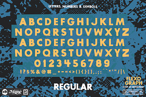 Flexograph - Overprint Font